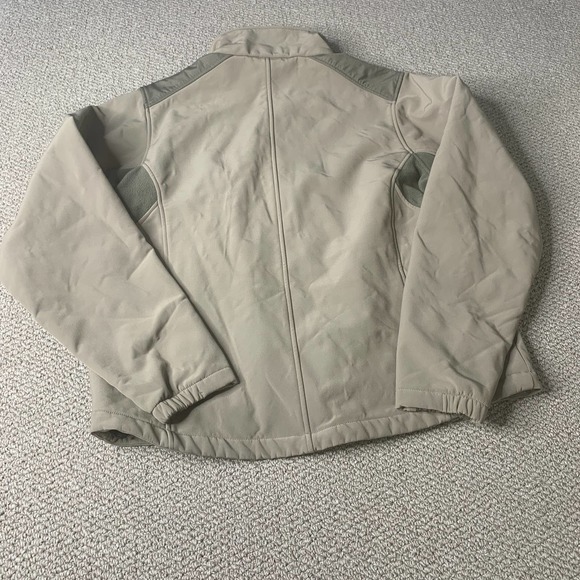 Black Diamond Mens Jacket Medium Beige Green Softshell Full Zip Pockets Outdoors - Picture 5 of 10